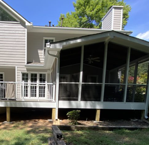 John Gwaltney, front photo of deck project