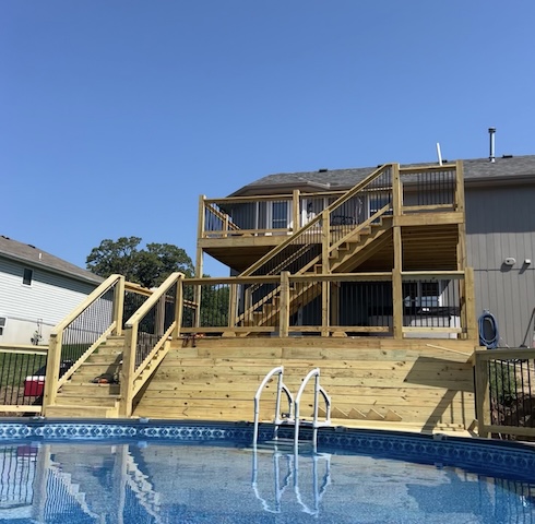 Matthew Stone deck poolside